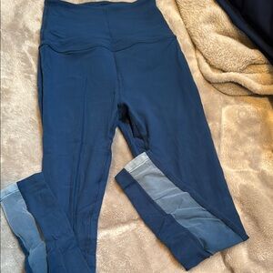 Beyond Yoga Navy Blue Leggings